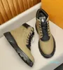 2023 Men Boots Designer Onkle Boot حقيقية Leathershoe لامعة قابلة للفصل حقيبة القتال في الهواء الطلق السميك -N0145