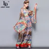 LD Linda Della Fashion Runway Maxiドレス