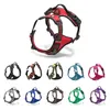 Dog Collars Leashes Truelove Reflective Nylon large pet Harness All Weather Padded Adjustable Safety Vehicular leads for dogs TLH5651 231009