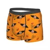 Sous-vêtements nouveauté Boxer Halloween personnalisé citrouille chauve-souris visage Po Shorts culottes slips hommes sous-vêtements personnalisé Homme S-XXL