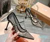 Dress Shoes Small Fragrance Light Mouth Single Shoes Sandals Women's Color Matching French Thick Heel Baotou Back Empty High Heels Size 35-40 -185