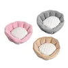 Camas para gatos em forma de concha, cama aconchegante, ninho quente, cesta, cabana, cachorro, gatinho, interior, fofo, almofada de aquecimento para dormir