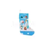 Christmas Decorations socks Childrens Xmas gift bag Cartoon Printed Christmas-stocking kids Christmas-Day decoration DE781