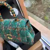 Designer Bag Makeup Bag Coco Handle Popular Shoulder Bag Woven Plush Chain Bag Fashion Women's Bag Outdoor Dating Bag Crossbody Bag