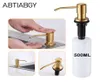 Liquid Soap Dispenser 8 Colors Countertop Stainless Steel Kitchen Sink Brushed Gold Large Capacity Detergent Pump Bottle 2211038386202