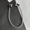 Chaînes Fonctionnel Verrouillage Punk Chaîne Boucle En Métal Collier Pour Homme Et Femme High Street Titanium Acier Hip Hop Cubain Gothique