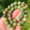 Loose Gemstones Natural Stone Beads Genuine Canada Jade For Jewelry Making 15inch 6/8/10/12mm Spacer Diy