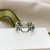 Mens Designer Rings Engagement for Women Casual Hip Hop Love Ring Snake Pattern Rings 925 Sterling Silver Ornament Luxury222i
