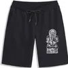 Pantalones cortos para hombres Mujeres Relajadas Ganesha Elefante Yoga Pantalla gráfica Impresión en suave y cómodo Polycotton Casual para hombre