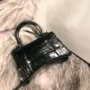 Designer-Tasche aus Leder mit Krokodileffekt, Damentaschen, Rindsleder, Alligator-Umhängetasche, modische Damenhandtasche, Kette, Abendtasche, Umhängetasche für Damen