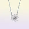 925 Sterling Silver Pendant for Women 14k White Gold GRA VVS1 Moissanite Diamond Necklace Wedding Jewelry213S1845293