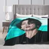 Jungkook Jeon Jung Kook Cobertor quente macio e confortável Cobertor de praia Cobertor de piquenique Cobertores de lã para sofá, cama de escritório, carro, sofá de acampamento