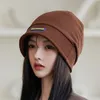 8149 Herbst/Winter Koreanische version stapeln gestrickte pullover frauen stirnband plüsch isolierung baby kalten hut