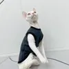 Katzenkostüme Baby Baumwolle Steppweste Sphynx Hairless Devon Rex Kleidung verdicken Herbst Winter schmutzabweisend für Katzen