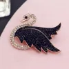 Broche cygne en zircon pour femmes, nouvelle mode créative, personnalité, diamant de haute qualité, bijoux de luxe, 292F