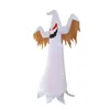 Other Event Party Supplies 240cm Big Halloween Inflatable Ghost with Rotating Flame Light Horror Decoration Home Outdoor Yard Glowing Prop 231009