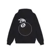 Hoodie Designer Designer heren en dames hoogwaardige sweatshirt hoodie pullover zwart nummer 8 lange mouw losse katoenen jas dobbelstenen hoodie hiphop