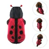 Cat Costumes Clothes Pets Costume Supply Funny Garment Ladybird Dog Coat Supplies Party Girl Puppy