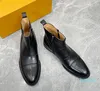 Hombre Martin botas cortas cuero de vaca Hebilla de cinturón Abeja clásica Tacones gruesos Diseñador de cuero Tacón alto Moda Bota de diamante Tamaño grande 39-45 -N065