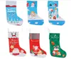 Decoraciones de navidad calcetines para niños bolsa de regalo de Navidad dibujos animados estampados de navidad para niños decoración de día de Navidad DE781