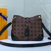 Skórzane torebki torebki na zakupy torebka 45353 Płótno moda Ultra-duża pojemność luksusowy projektant torby na crossbody portfel portfel