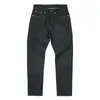 Men's Jeans Tapered 12.5oz Selvedge Denim Mid-Waist Slim Pencil Trousers Vintage Motorcycle Cargo Pants