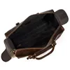 Duffel Bags Men S Leather Trolley Case Retro Cowhide Travel Bag stor kapacitet Bagage Business Handbag Messenger 231007