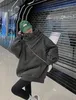 Tasarımcı Hoodie Punk Sweatshirts Tepeler BUTLENECK HOODIE Büyük Boyu Büyük Hoodie Street Giyim Kadınları Hip-Hop Hip-Hop High Street Sakulları El Polar
