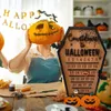 Autres événements Fournitures de fête Halloween Compte à rebours Calendrier en bois Avent Melon Bat Décoration Ornement Décor à la maison Cadeau de vacances pour enfants 231009