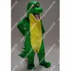 2024 vendita calda coccodrillo verde costume della mascotte anime carnevale prestazioni abbigliamento annuncio abbigliamento vestito