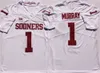 Oklahoma Sooners Football Jersey i lager 1 Kyler Murray 6 Baker Mayfield 28 Adrian Peterson 32 Samaje Perine Stitched Jersey Women Youth Men Size