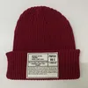 Automne et hiver chapeau froid hommes édition coréenne à la mode Ins Style tricoté chapeau Hip Hop loisirs chaud chapeau de laine Net rouge chapeau froid Patch