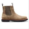 Botas masculinas chelsea tamanho grande 38-48, botas masculinas de alta qualidade, resistentes ao desgaste, antiderrapantes, de couro, outono e inverno