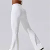 Aktywne spodnie Flare Legginsy Joga Rajstopy Bell-Bottoms Spodnie wysokie talia fitness