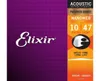 Elixir 16002 Nanoweb Akustik Gitar Dizeleri Ekstra Işık 1047 Fosfor Bronze9277897