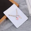 Pendant Necklaces 2Pcs Couple Statement Necklace For Women Fashion Key Lock Link Chain Jewelry Heart Friend Gift