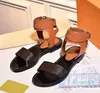 Designer kvinnor sandaler sommarlägenheter tofflor sexig fotled höga stövlar glider damer strand romersk sandal