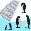 Penguins Silicone Mold Chocolate Candy Mold For Diy Dessert Ice Block Mold Handmade Cupcake Decor Baking Tool 1221382