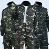 Men's Tracksuits Men's Spring And Autumn Camouflage Uniforms Welders' Wear-resistant Overalls Labor Insurance Outdoor Tooling Suits 231009