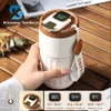 Thermoses Smart Thermos Bottle Water Digital LED TERTAL COUFA COUP COUP COUP FESTER HYDROFLASK FLASKS PORTABLE FLASKS 231009