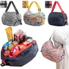 Storage Boxes Bins Foldable Shopping Bag Space Save Reusable Supermarket Grocery Travel Beach Fitness Sports For Snacks Clothes 231009