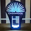 Glödanpassad Casamigos Tequila Bottle Presenter LED Akryl Glorifier Neon Sign VIP Bottle Service för Party Nightclub Lounge