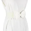 Belts Elastic Wide Stretch Waist Belt Practical Chiffon Buckle Bowknot Waistband Satin