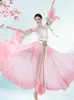 Сценическая одежда, классическое танцевальное платье, женское струящееся феечное платье в древнем стиле, марлевая одежда с шармом для тела, шаль, костюм китайской драмы Хань Тан