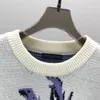 Europeiska och amerikanska lyxdesigner högkvalitativa tröjor Mens med kvinnors höstvinterlång ärm tröja stickad tröjor-3xl#18