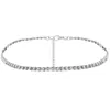 Chains Single-layer Clawed Chain Rhinestone Wedding Necklace Temperament Bridal Party Collar Collarbone European And American Cro