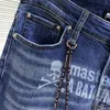 Jeans da uomo MasterMind 2023 Pantaloni slim casual alla moda scheletro Mmj Comfort di alta qualità stampato