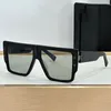 Designer Lunettes de Soleil Occhiali da sole da uomo e da donna in lamiera di metallo con montatura quadrata a specchio sfumata, per feste in spiaggia, guida, stesso modello 150201B