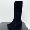 boots wedding shoes thick heel high boots martin shoe simple