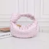 Lady Mini Bvbag Girl Jodie Fashion Designer 2023 Bags Bag Woven Women's Sheepskin Knot Round Underarm Hobo Curved Botteega Venetas Leather Handbag C13n